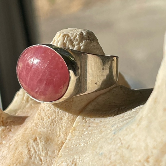 Jay King Sterling Silver Rhodochrosite Ring - Picture 2 of 4